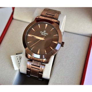 RELOGIO CHAMPION FEMININO CHOCOLATE MARRON GRANDE CN29258R em Oferta na Shopee