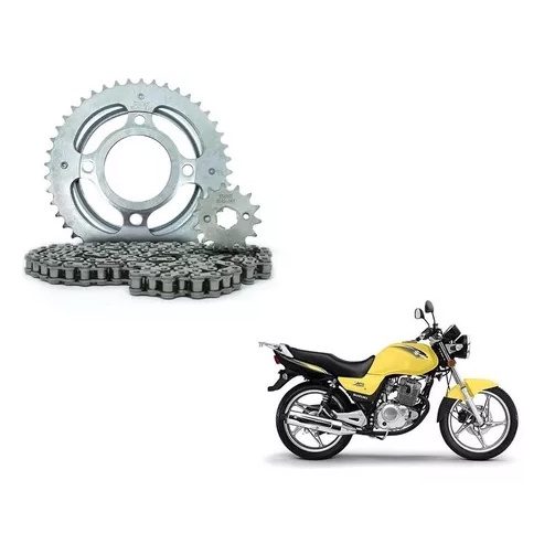 Kit Relação Transmissão Corrente Coroa Pinhão Suzuki Yes 125
