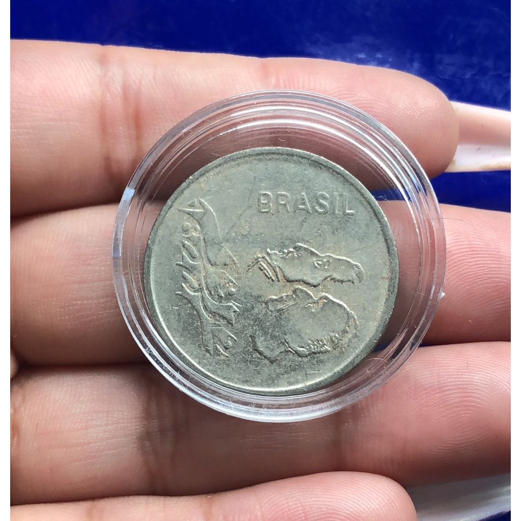 4 Moeda 1 Cruzeiro 1972 Brasil Moedas Rara Para sua Coleção em Cápsulas