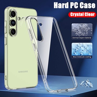 Samsung Galaxy S24 S24 + Ultra Crystal Clear Caixa Acrílica Rígida Resistente A Arranhões Nunca Amarela