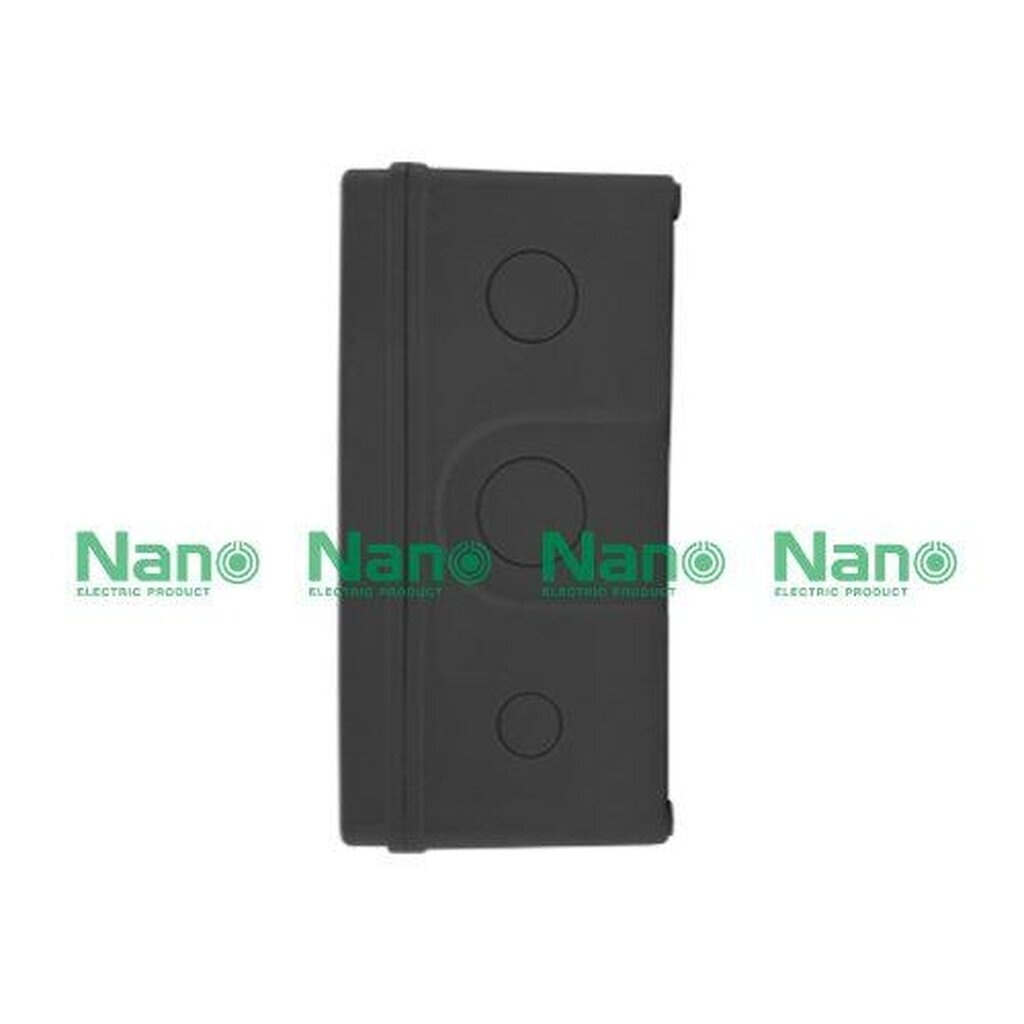 รูปสินค้า NANO Electric® NANO-205B กล่องกันน้ำพลาสติก ฝาทึบ ขนาด W151xH198xD96 mm (JUNCTION BOX IP65) สีดำ