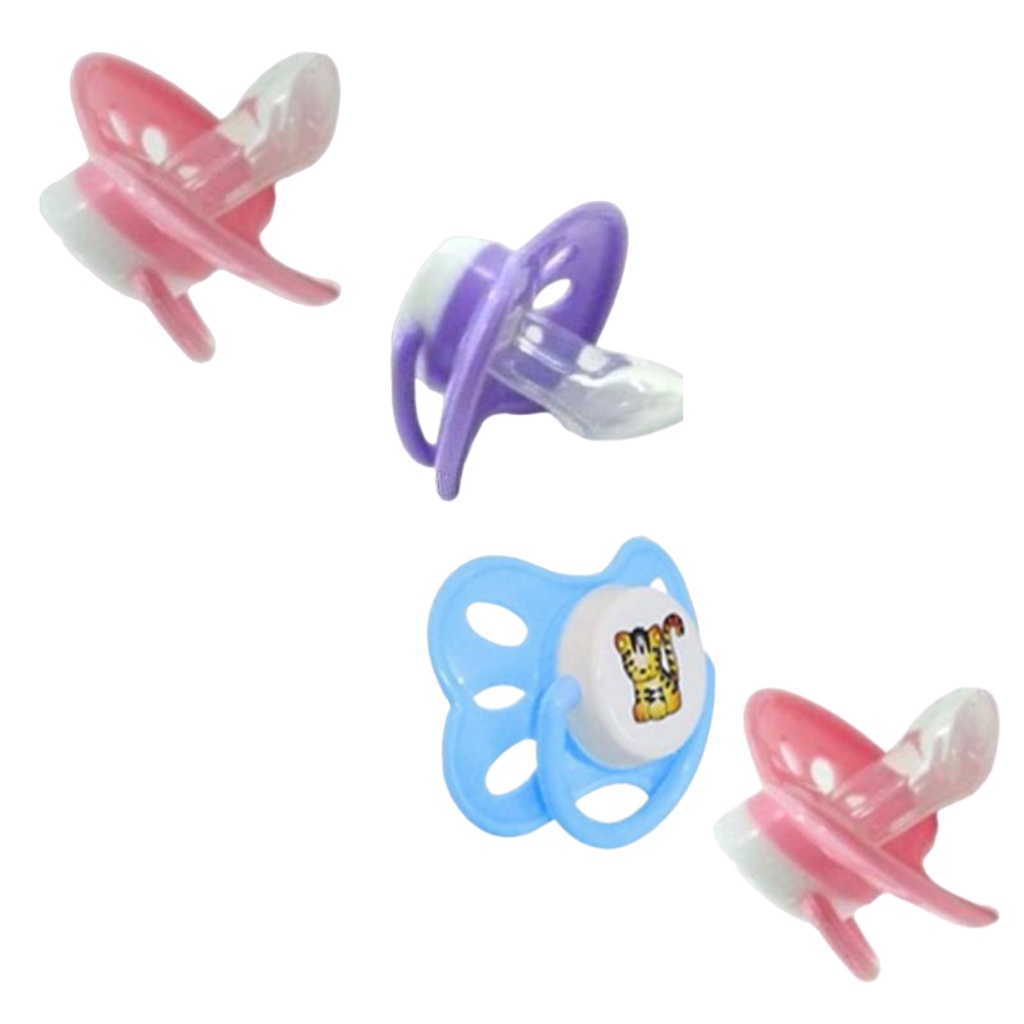 Chupeta Anatômica Bico Ortodôntico Assimétrico Achatado de Silicone Babypaco Fase 2 Várias Cores REF 019