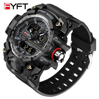 FYFT Relógio Esportivo Marca Masculino Moda Glow Waterproof Multifuncional-4