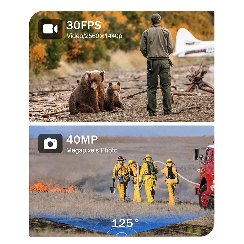 Mini Câmera De Corpo Full HD 1080P 2 Polegadas Tela Sensível Ao Toque IPS Visão Noturna Gravador De Vídeo De Segurança Da Polícia 4K — imagem 2 de 2