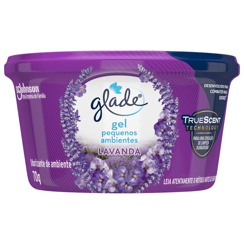 Odorizador de Ambiente em Gel Glade Lavanda 70g - Home & Living
