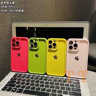 Estojo De Telefone Para iPhone XR A 13 pro Macio Até 14pro Como Grande Concha Protetora Câmera