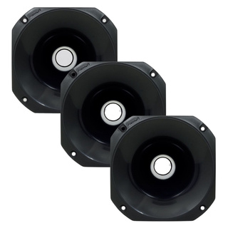 Kit 3 Cornetas Plásticas Curta LC14-50 - Preta em Oferta na Shopee