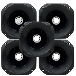 Kit 5 Cornetas Plásticas Curta LC14-50 - Preta em Oferta na Shopee