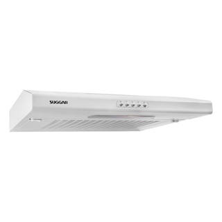 Depurador de Ar Suggar 60cm Slim Branco  3 Velocidades 390m³/h Dupla Filtragem Manta + Carvão Ativado Luminária em Oferta na Shopee