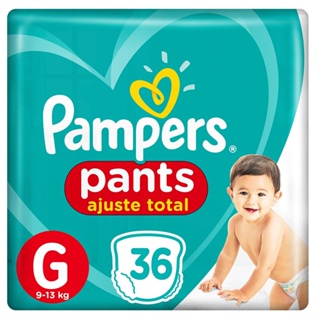 Fralda Pampers Pants Ajuste Total Mega G 36 Unidades em Oferta na Shopee