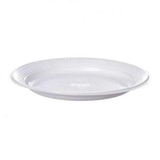 PRATO RASO 15CM BRANCO - ZETTAPACK