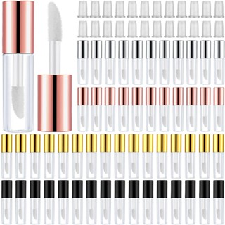 30/50/100Pcs 1.2ml Mini Tubos De Brilho Labial Com Varinha De Viagem Vazia Garrafa Recarregável Recipientes De Bálsamo Batom Cosméticos