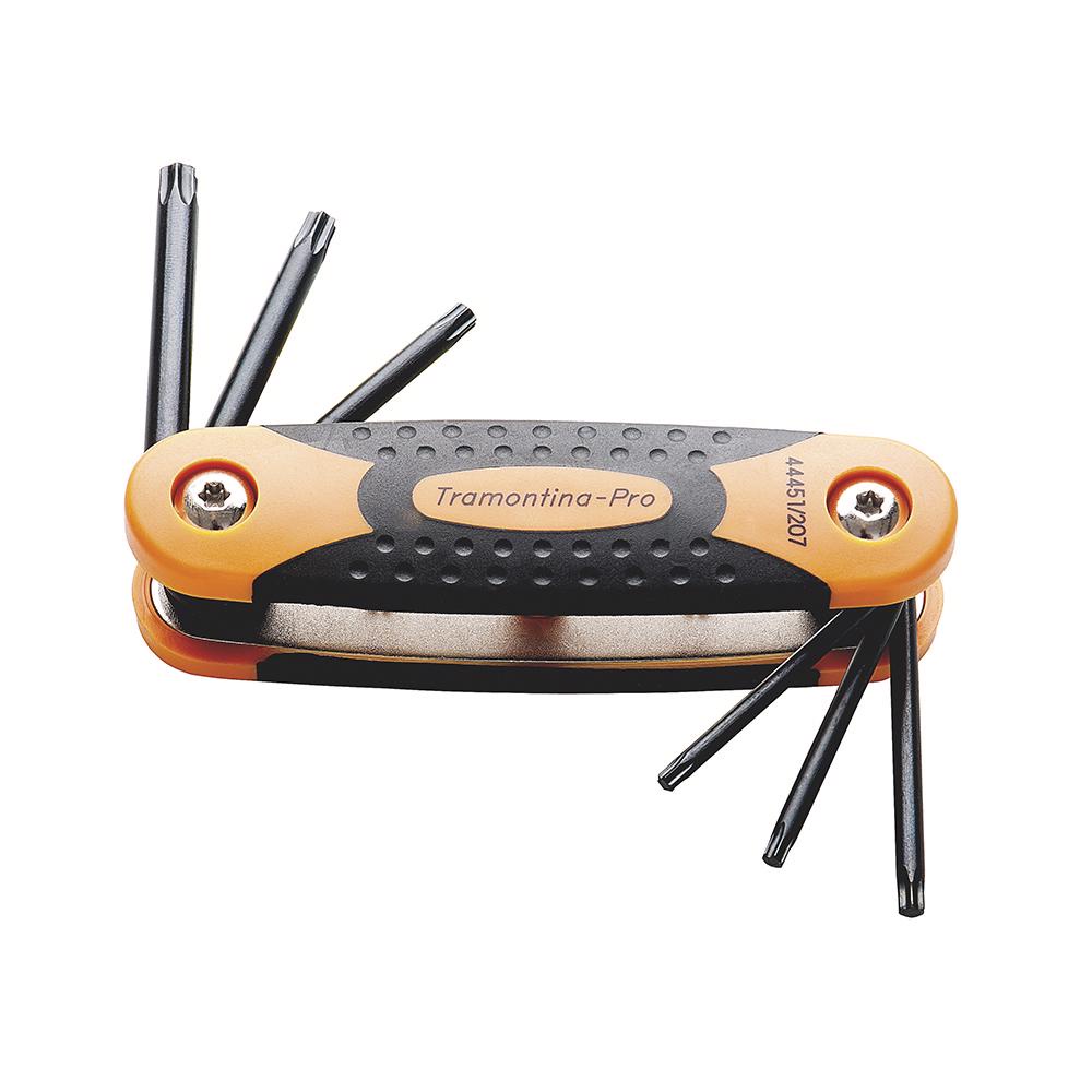 Jogo de Chave Trafix com Armação 7 Peças Tramontina PRO em Oferta na Shopee