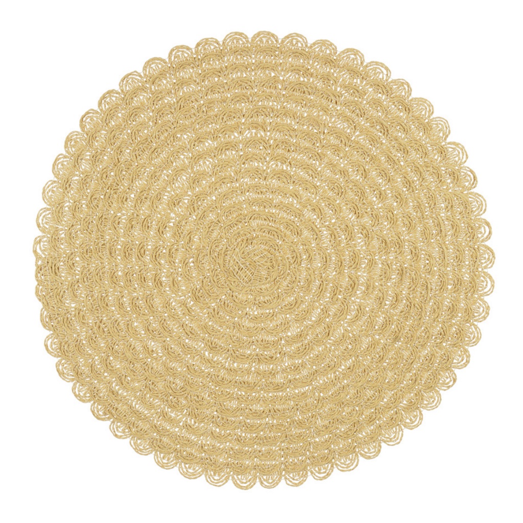 Lugar Jogo Americano Redondo de Mesa Jantar Sousplat Cozinha Fibra em Oferta na Shopee