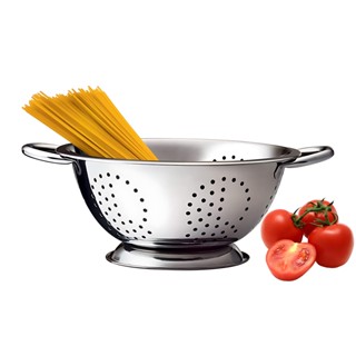 Escorredor De Macarrão Massa Inox Utensílios De Cozinha Top em Oferta na Shopee