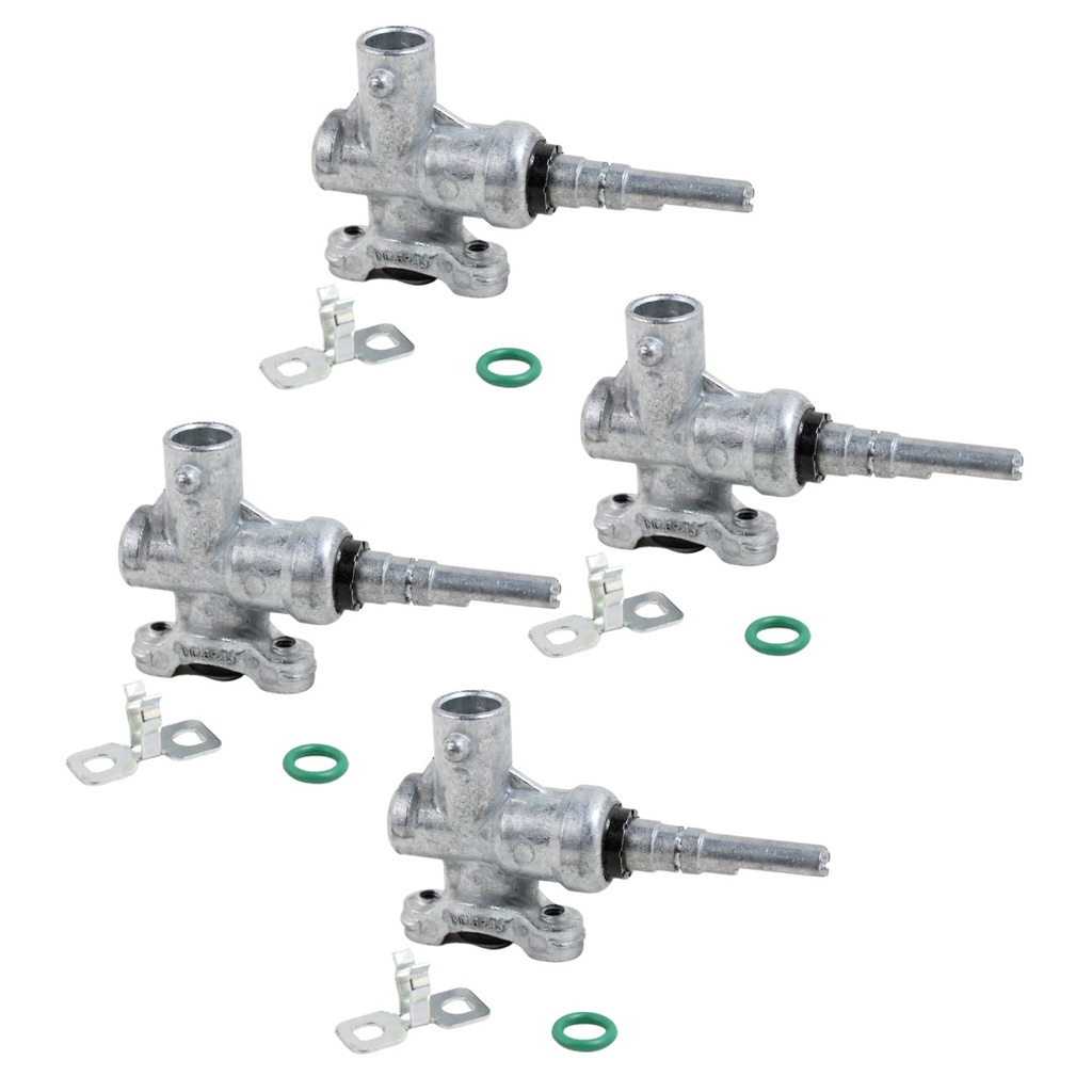 Kit 4 Registro Ramal Boca Fogão Cooktop Chamalux Original
