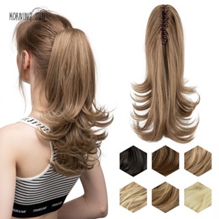 Grab clip rabo de cavalo peruca mulheres pêra natural flor rolo tigre garra rolo rabo de cavalo moda temperamento brincalhão mulheres peruca em estoquePeruca respirável para cabeloRespirávelSuper barato e