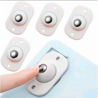Rodinhas Moveis Kit com 4 Rodas Adesivas Para Mover Móveis Deslizantes Rodizio Organizador Casa
