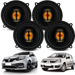 4 Alto Falantes 5 Pol Sandero Clio Duster Logan Novo Uno Jb5