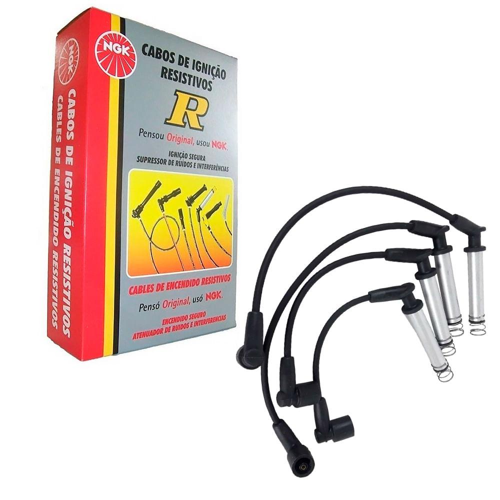 Jogo Cabo Vela Ignição C3 206 208 1.4 1.5 NGK TBP01