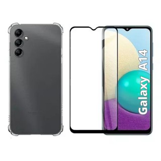 Kit Capa Anti impacto + Pelicula 3D Para Samsung A14