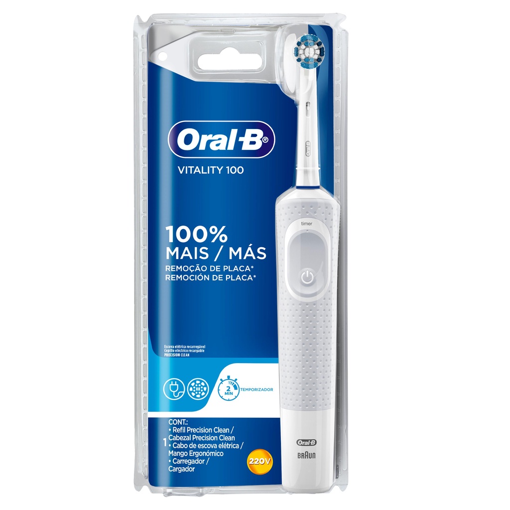 Escova Elétrica Oral-B Vitality D12 220V em Oferta na Shopee