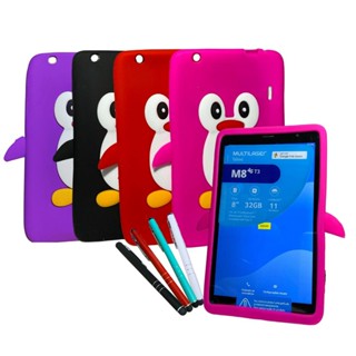 Capa Emborrachada Adaptavel infantil para Tablet 8 polegadas + Caneta Touch