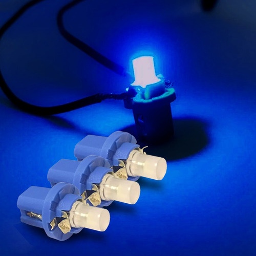 4 Led Para Painel Dark Blue Azul Tid Mid Computador Bordo Gm