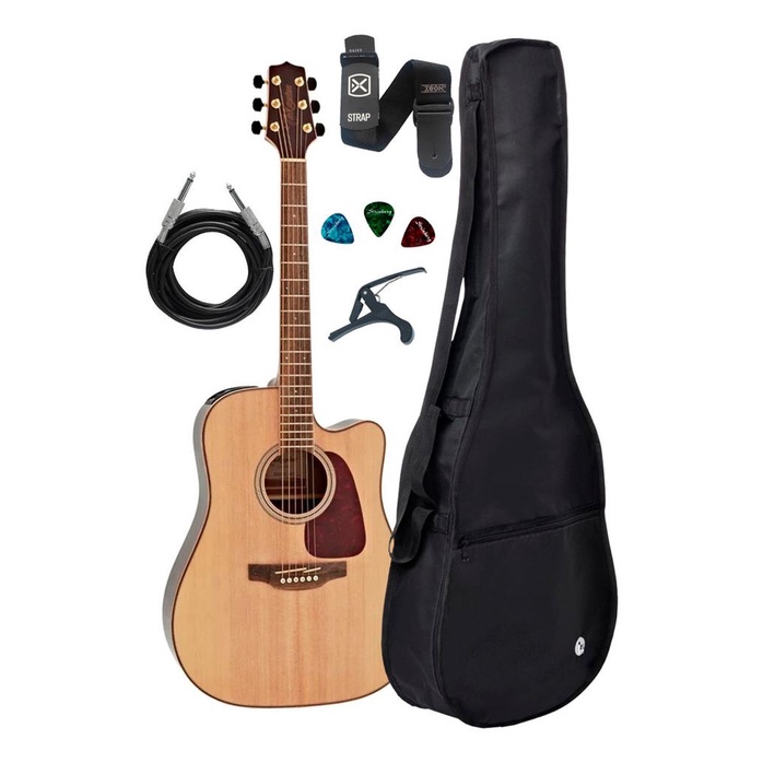 Kit Violao Takamine Gd93ce Folk Tk40d Profissional Acessorio