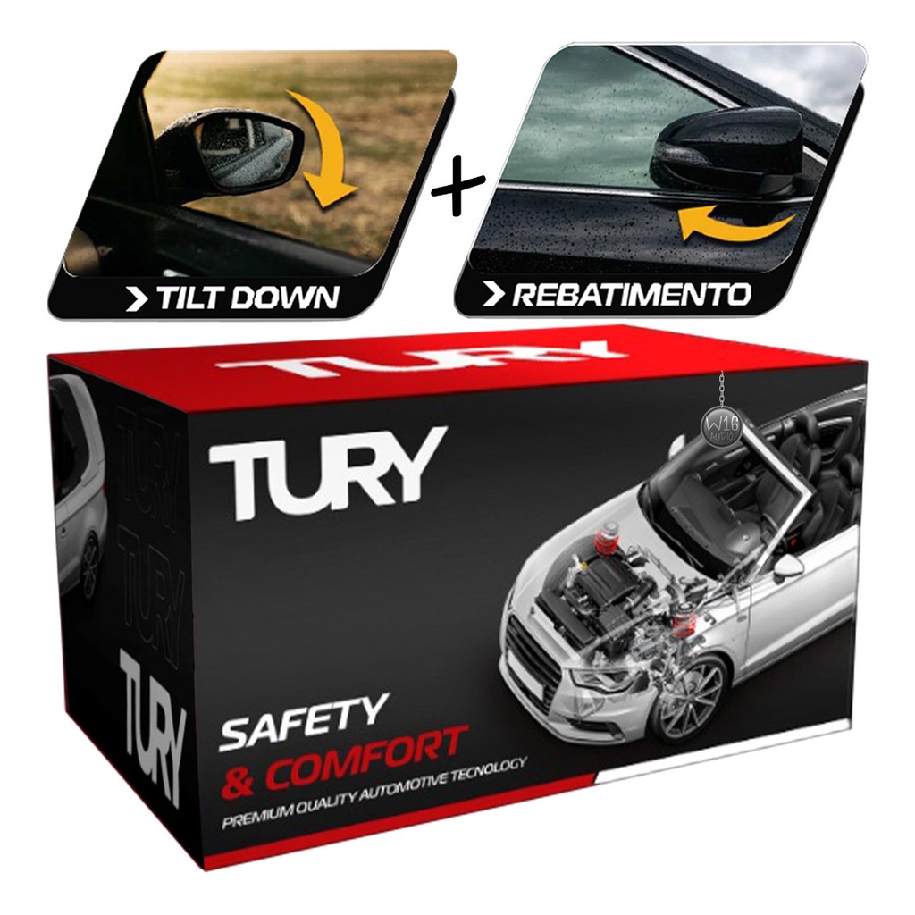 Modulo Rebatimento E Tilt Down Retrovisor Tury Park 3.2.4 B em Oferta na Shopee