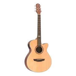 Violao Eletroacustico Strinberg Black Sa200c Natural Matte