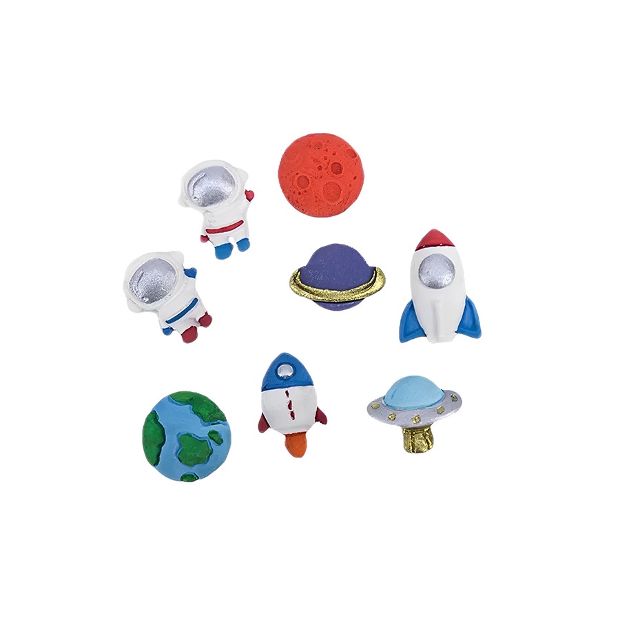 Confeito de Açúcar - Astronauta - 8 unidades - Abelha Confeiteira  - Rizzo