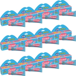 Kit 12 Unidades Hidratante Labial Carmed Fini Dentaduras Efeito Gloss 10g
