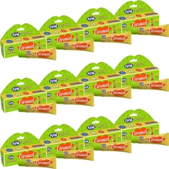Kit 12 Unidades Hidratante Labial Carmed Fini Bananas Efeito Gloss 10g