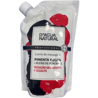 Creme Pimenta Negra Termo Ativo Sachê De 1KG D
