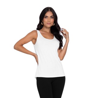 Regata Feminina Básica Rovitex Branco