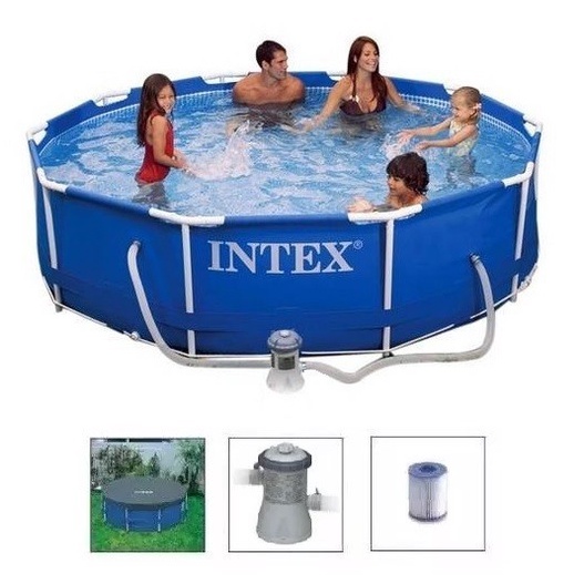 Piscina Intex 4485 L + Bomba Filtro 110v + Capa