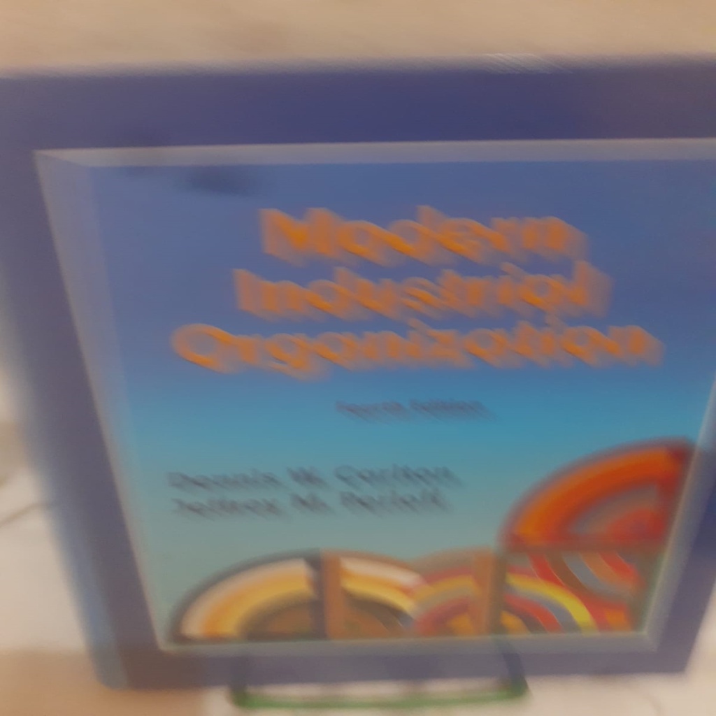 modern industrial organization autor dennis w e jeffrey m C7B8 2005 4ed