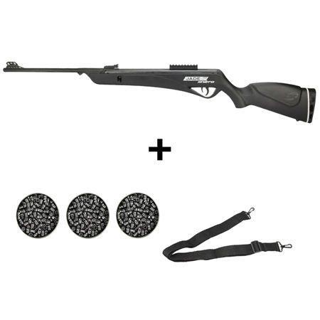 Carabina de Pressão Jade Pro Nitro Preta 5.5mm - CBC + 3 Caixa de Chumbo + Bandoleira em Oferta na Shopee