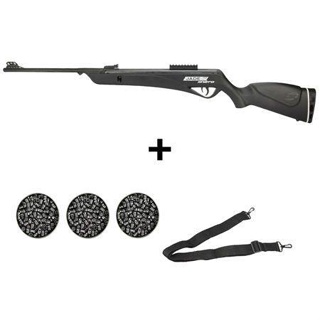 Carabina de Pressão Jade Pro Nitro Preta 5.5mm - CBC + 3 Caixa de Chumbo + Bandoleira em Oferta na Shopee
