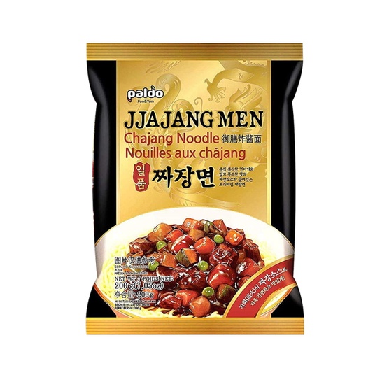Lamen Coreano Soja Preta Jjajangmen Chajang 200g - Paldo
