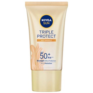 Protetor Solar Facial Nivea Sun Triple Protect Antissinais FPS50 40ml
