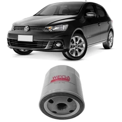 Filtro Óleo Volkswagen Gol G7 1.0 2017 A 2018 Wega