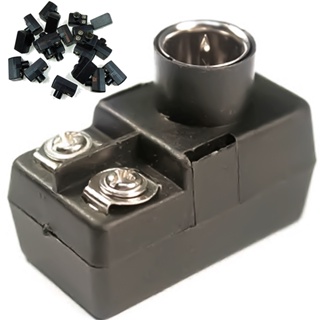 Kit Jogo 10 Conector Cachimbo Simples Para Cabo Antena De TV Sinal em Oferta na Shopee