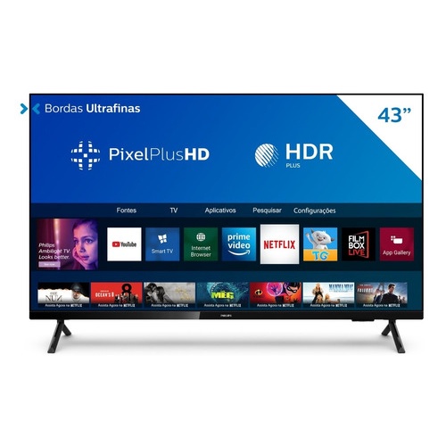 Smart TV Philips 6800 Series 43PFG6825/78 LED Saphi Full HD 43" 110V/240V