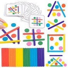 Quebra-Cabeça Educacional Montessori Early Educational Puzzle/Brinquedos De Arco-Íris Infantil/Jogo Interativo Pais E Filhos Criativo/Jogos De Pensamento Lógico Sensorial Colorido
