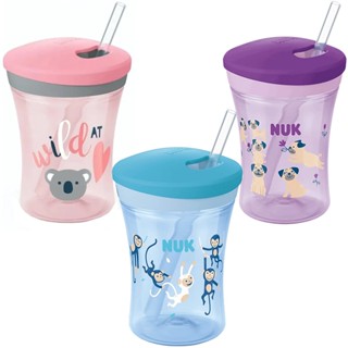 Copo De Ação Da Criança Com Canudo 230ml Action Cup Nuk Evolution 12+Meses