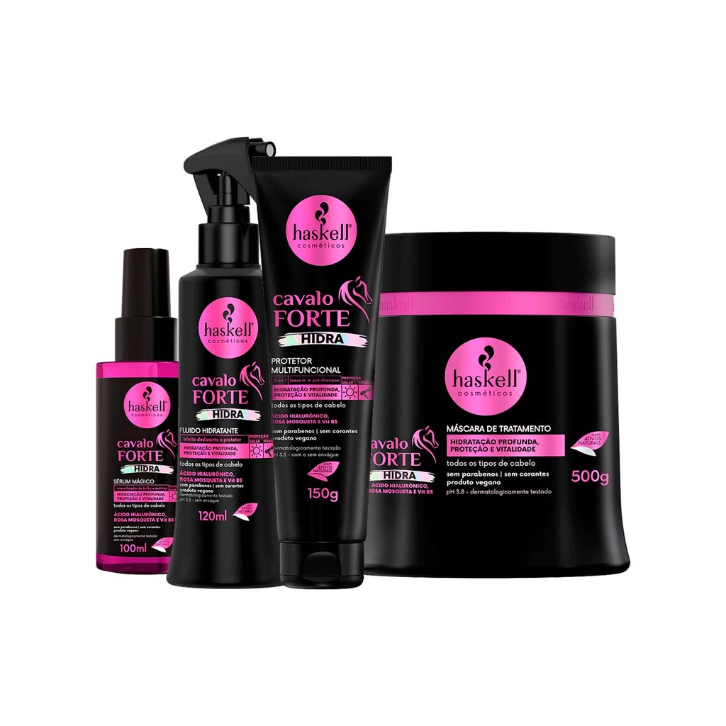 Haskell Cavalo Forte Hidra Máscara 500G +Finalizadores Hidra