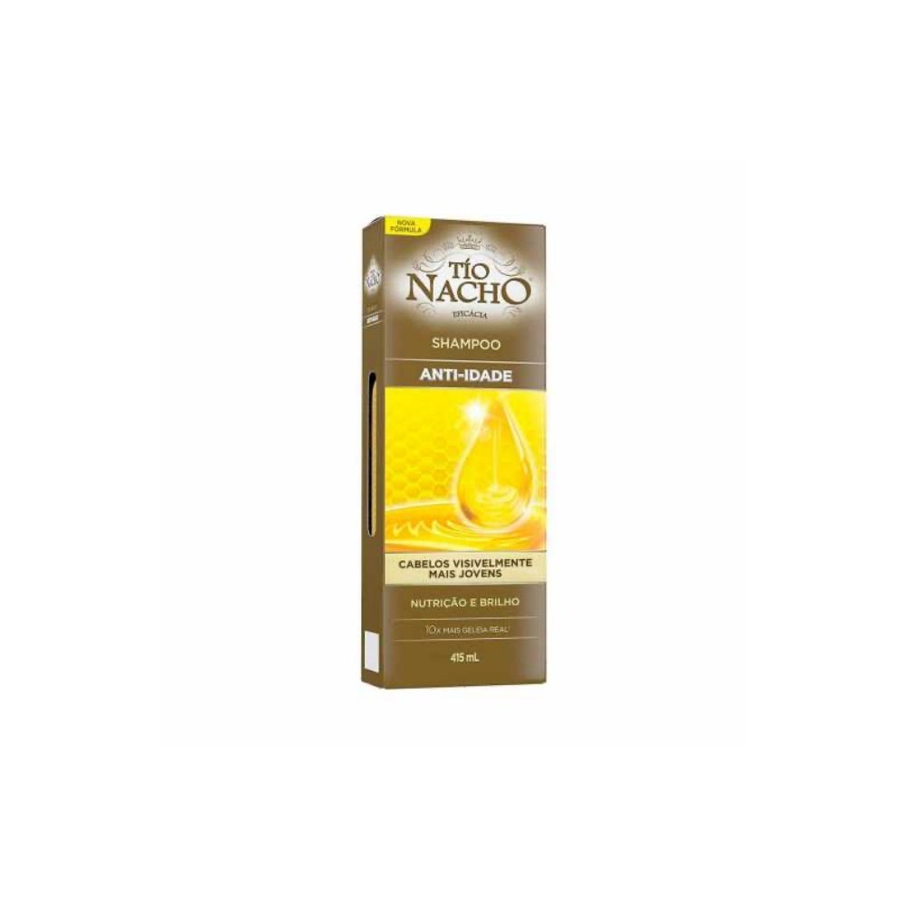 Shampoo Tio Nacho Antiqueda E Anti Idade 415Ml - Beauty