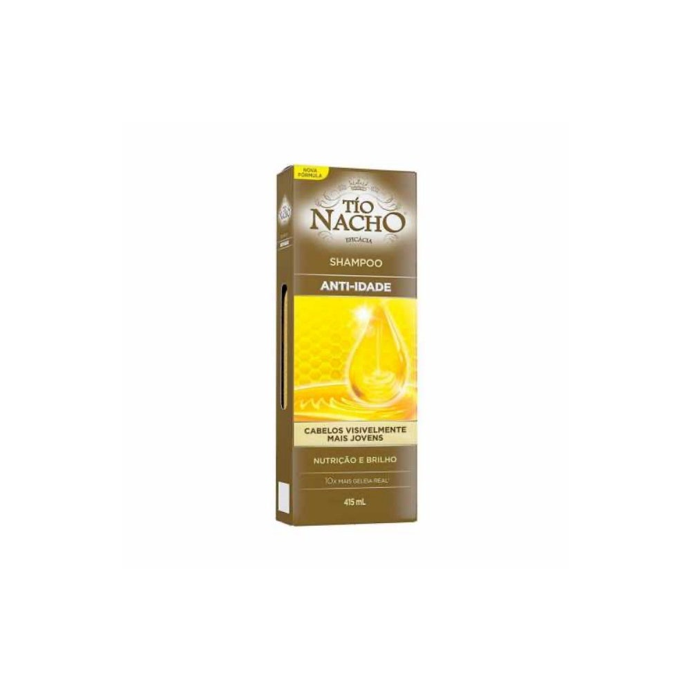 Shampoo Tio Nacho Antiqueda E Anti Idade 415Ml